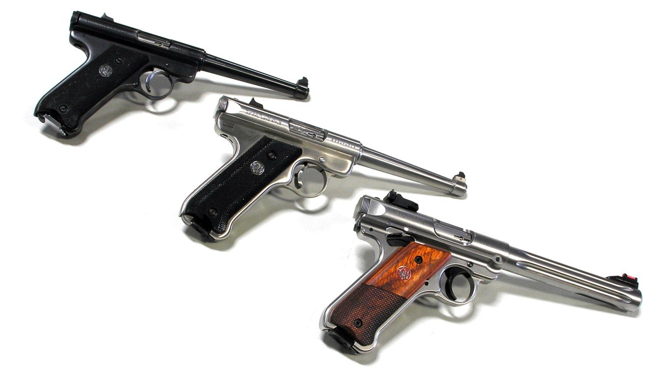 Three rimfire pistols by Mitch Barrie