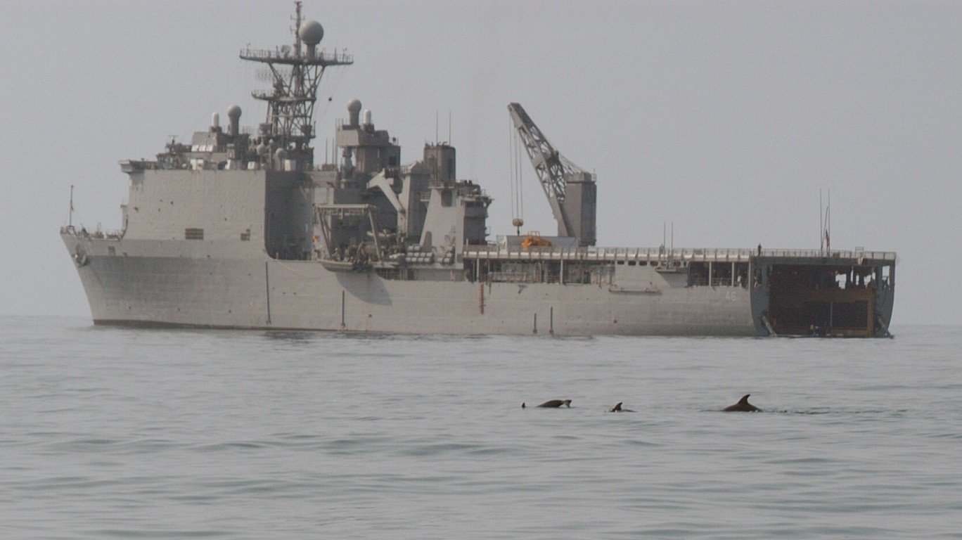 USS Tortuga LSD 46 by James McCauley
