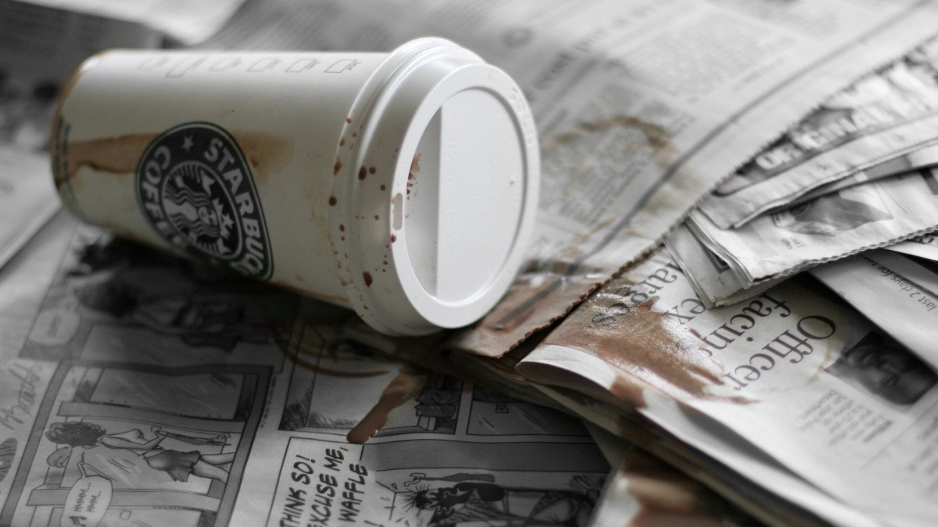 Starbucks spill