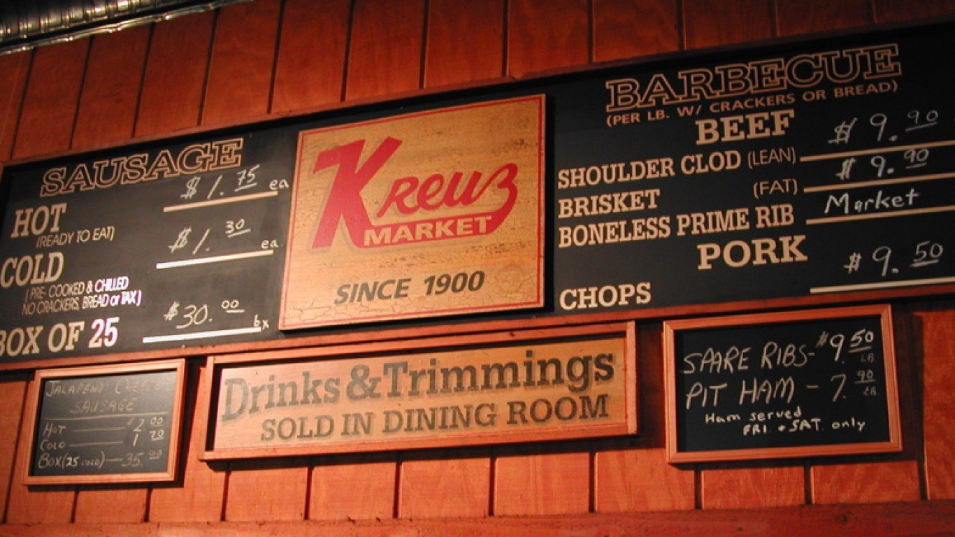 Kreuz Market menu by Ken