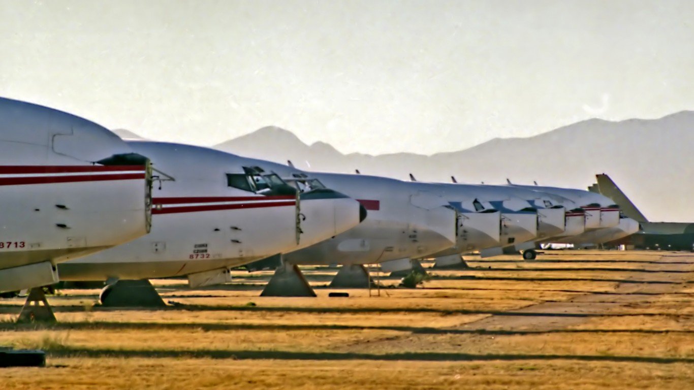 707s in the Davis Monthan AFB ... by Phillip Capper