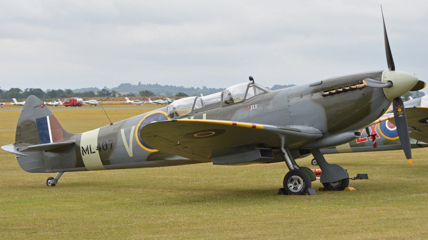 Supermarine Spitfire T9 âML4... by Alan Wilson