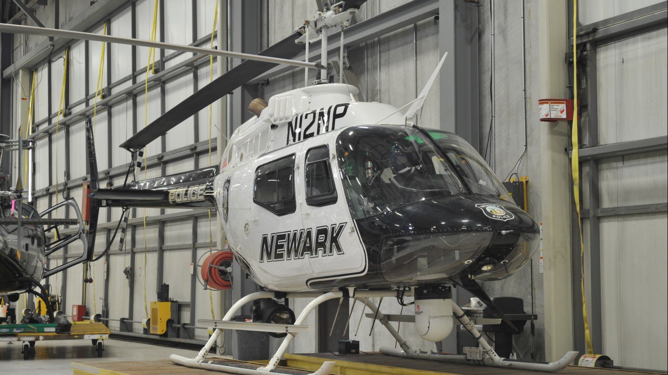 Newark Police Helicopter by Chris Hunkeler