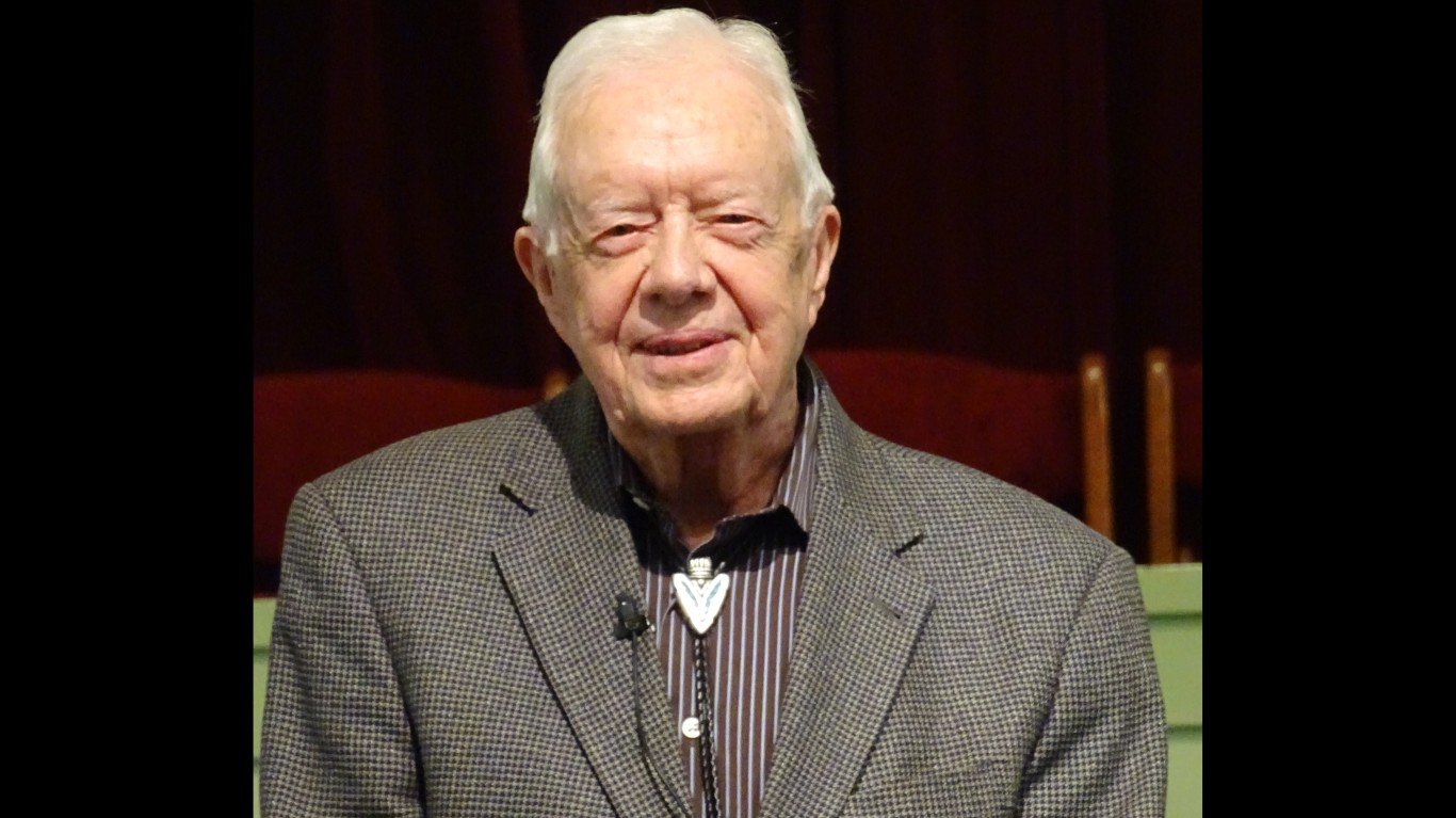 President Jimmy Carter Deliver... by Adam Jones