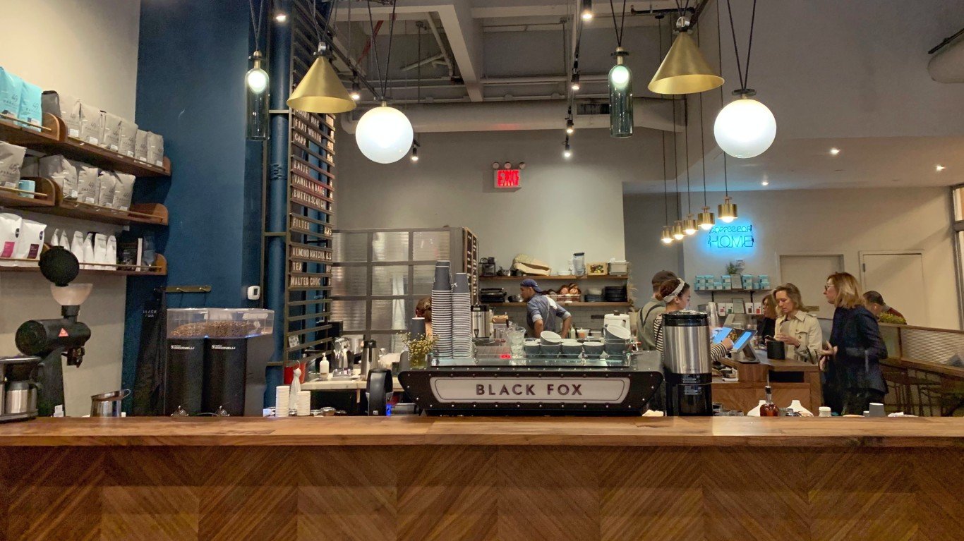 Black Fox Coffee, FiDi, NYC by Bex Walton