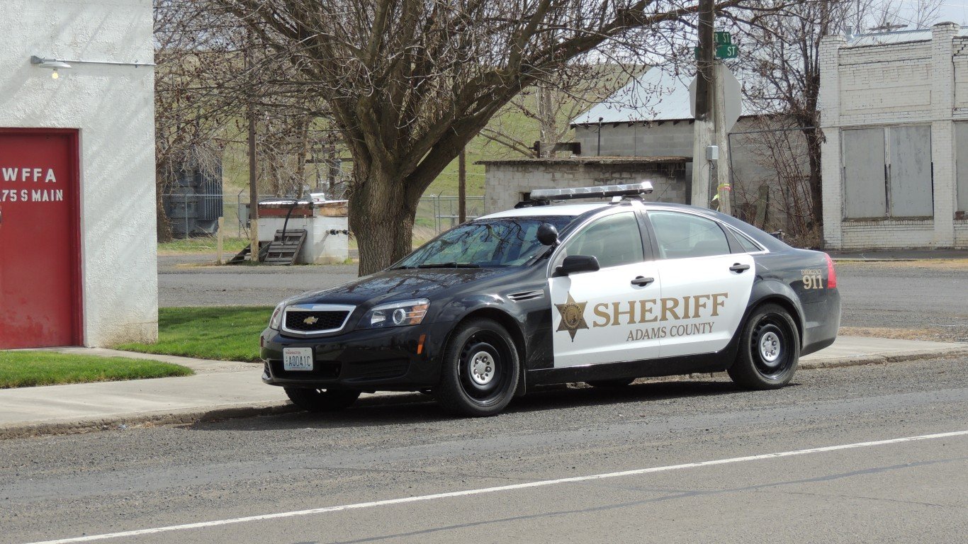 Adams County Sheriff in Wastuc... by Richard Bauer