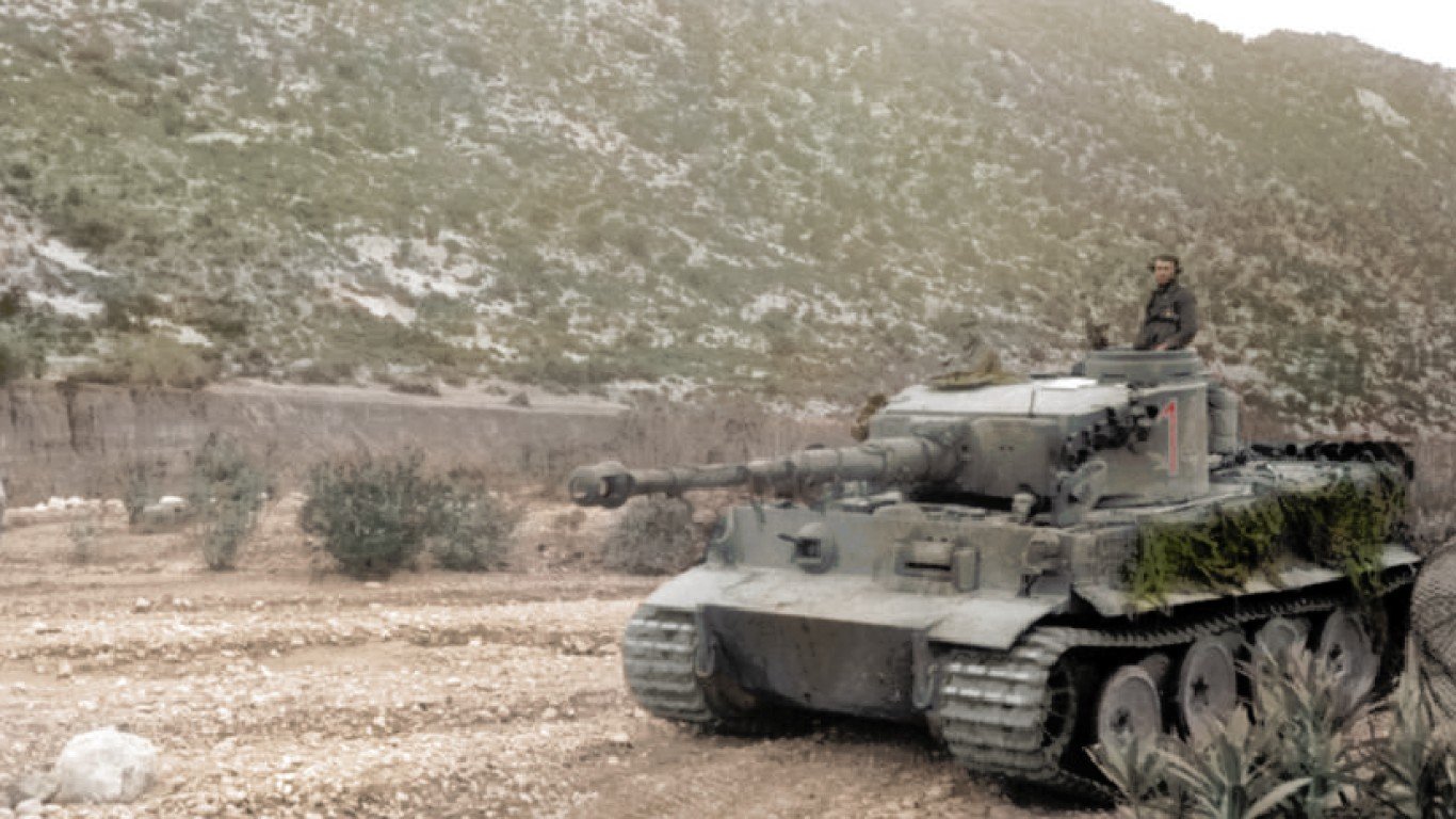 Tiger I in Tunisia by Cassowary Colorizations