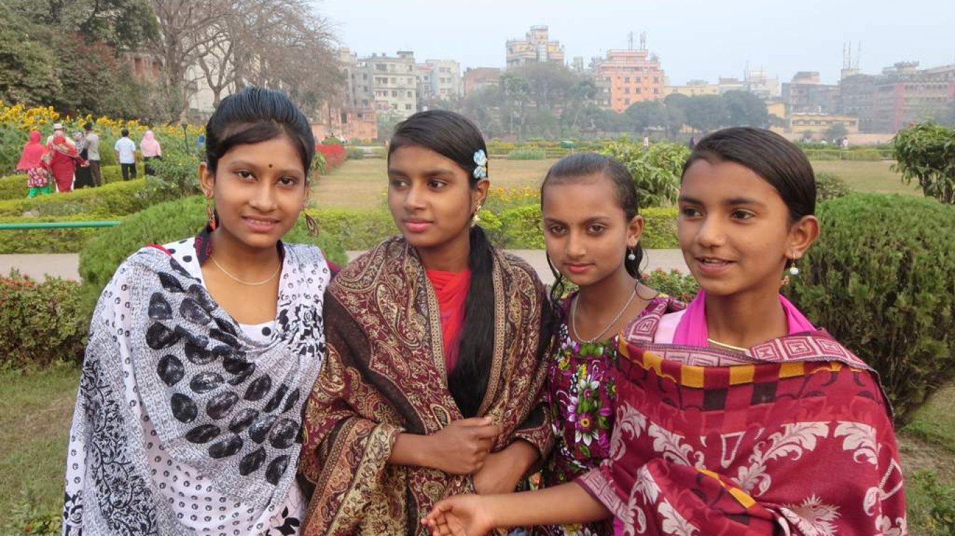 Young Women in Dhaka by David Stanley