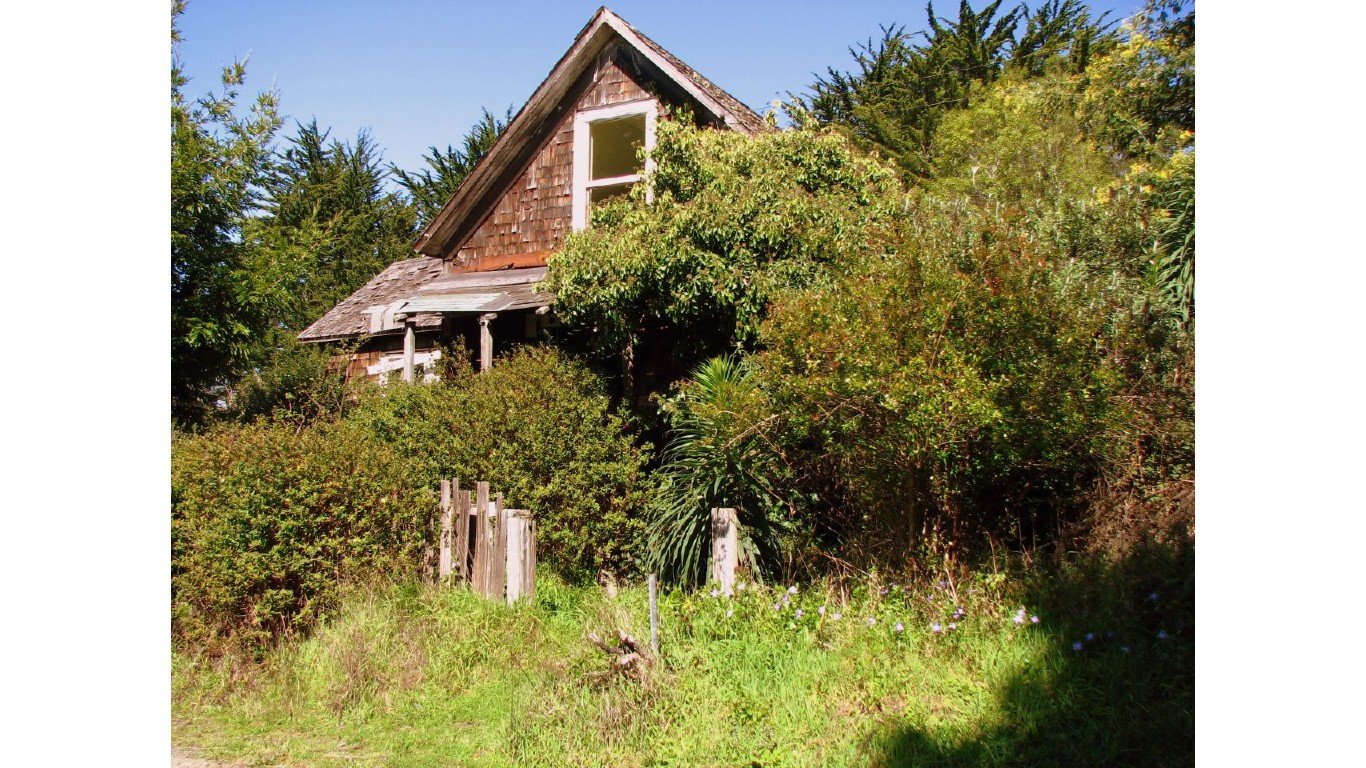 Abandoned house, Caspar, CA by David Berry
