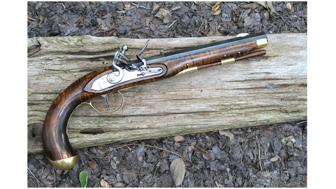 Kentucky pattern flintlock pistol by Michael E. Cumpston