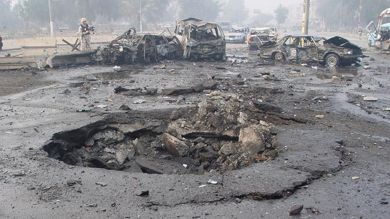 Car bombing, Baghdad by Jim Gordon