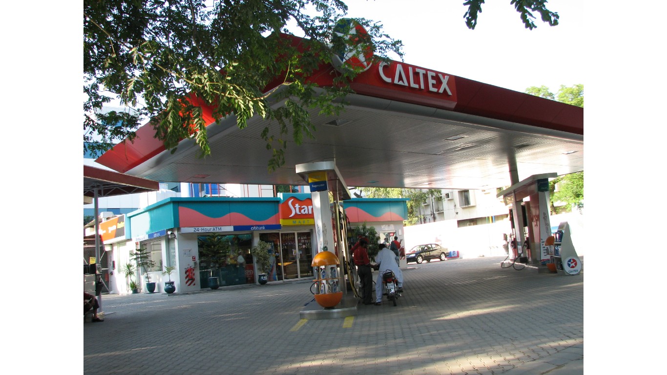 Caltex station in Islamabad by Executioner
