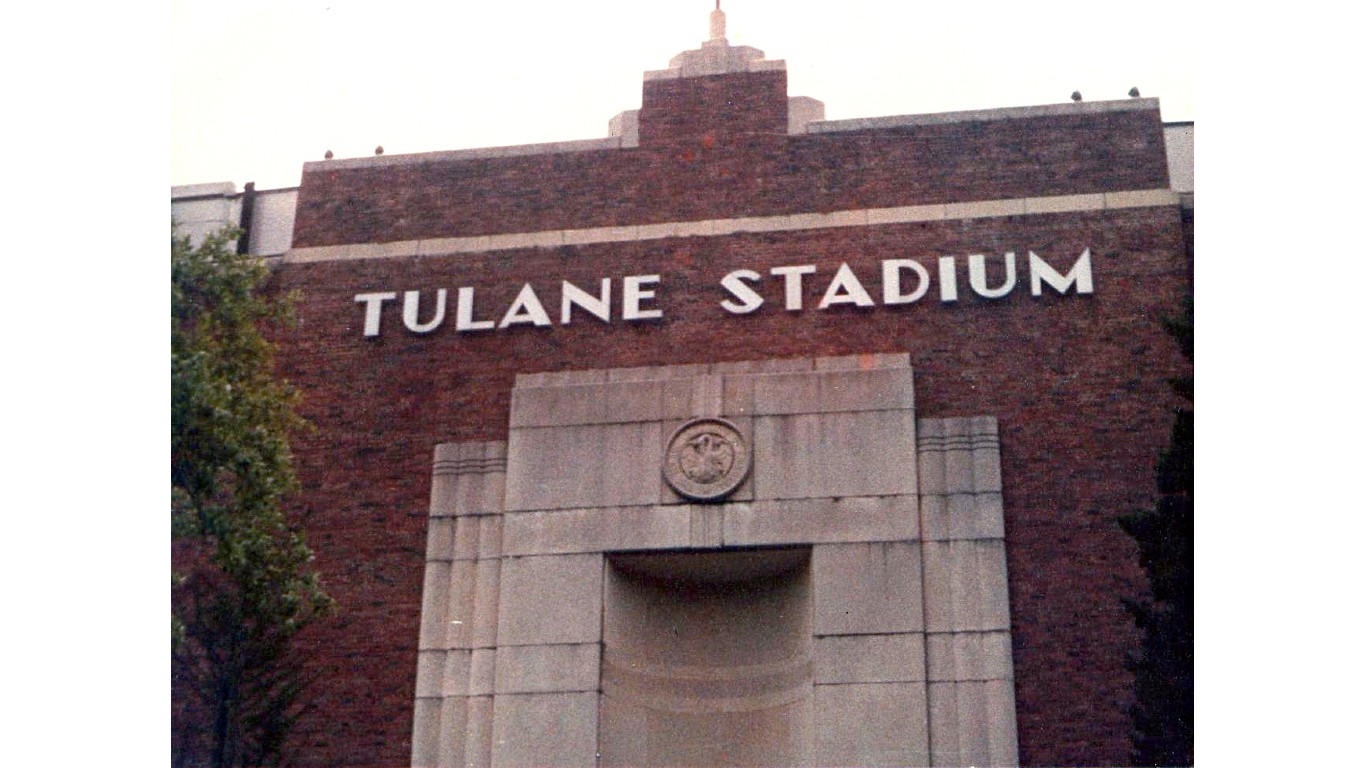 TulaneStadiumFront1 by Photo by Infrogmation of New Orleans