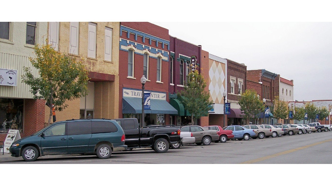 Atchison Kansas Commercial Street by Tim Kiser