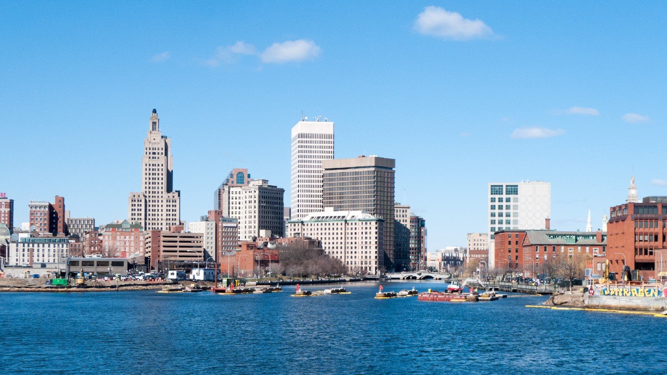 Providence Rhode Island skyline 2017 by Kenneth C. Zirkel