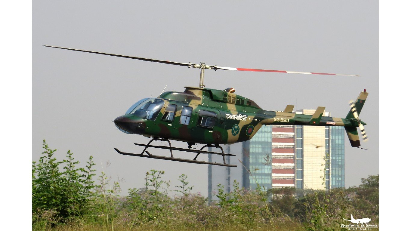S3-BSJ Bangladesh Army Aviation Bell 206-L4 by Shadman Samee