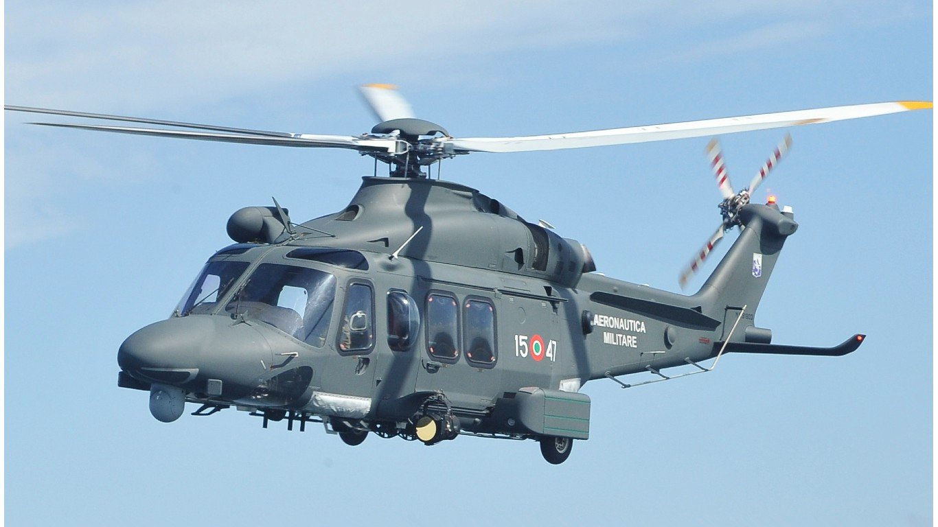 Italian Helicopter HH139, Trident Juncture 15 by Antonio Stellato