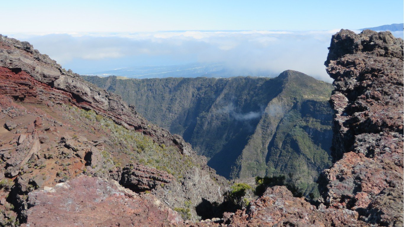 La Ru00e9union view from volcano Commerson by BBCLCD