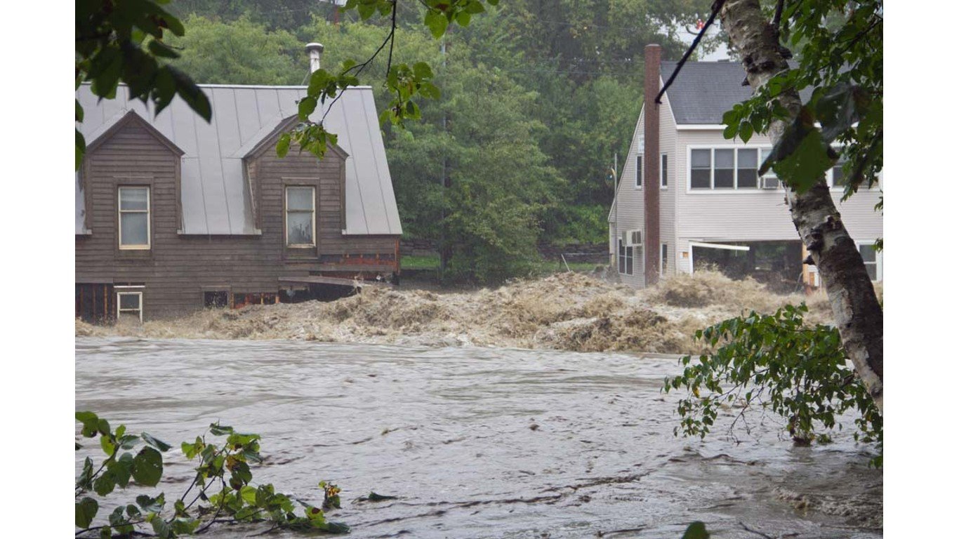 Tropical Storm Irene Flood-Buildings at Quechee Vermont 2011-08-28 by HopsonRoad