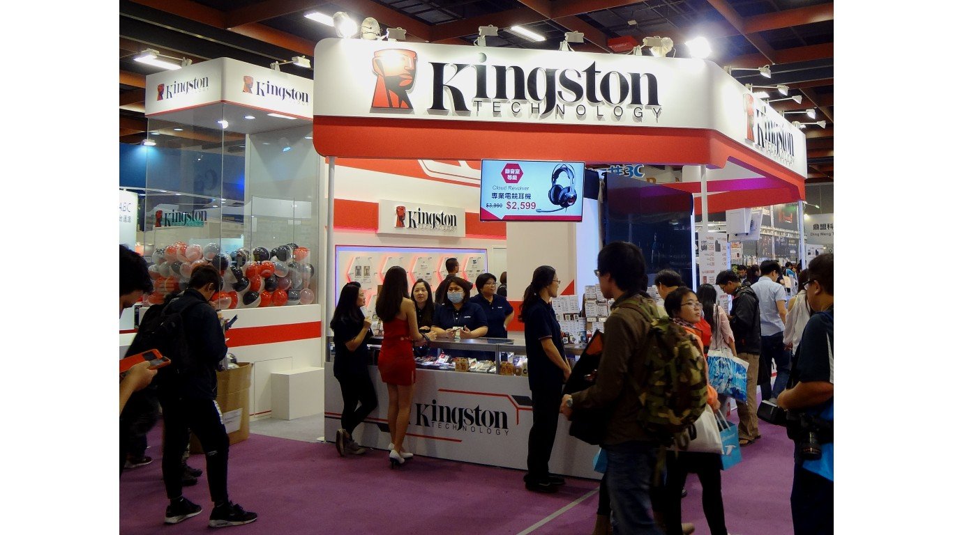 Kingston Technology booth, Taipei IT Month by Solomon203
