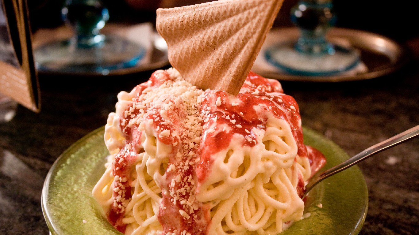 Spaghetti Ice Cream by Christian Cable