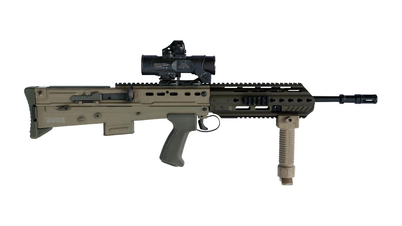 New SA80 A3 Assault Rifle MOD 45163882 by Graeme Main