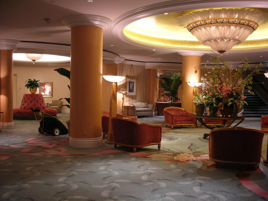 The Beverly Hills Hotel lobby by Alan Light