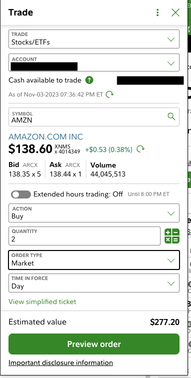 How To Buy Amazon Stock In 3 Easy Steps (With Photos) - 24/7 Wall St.