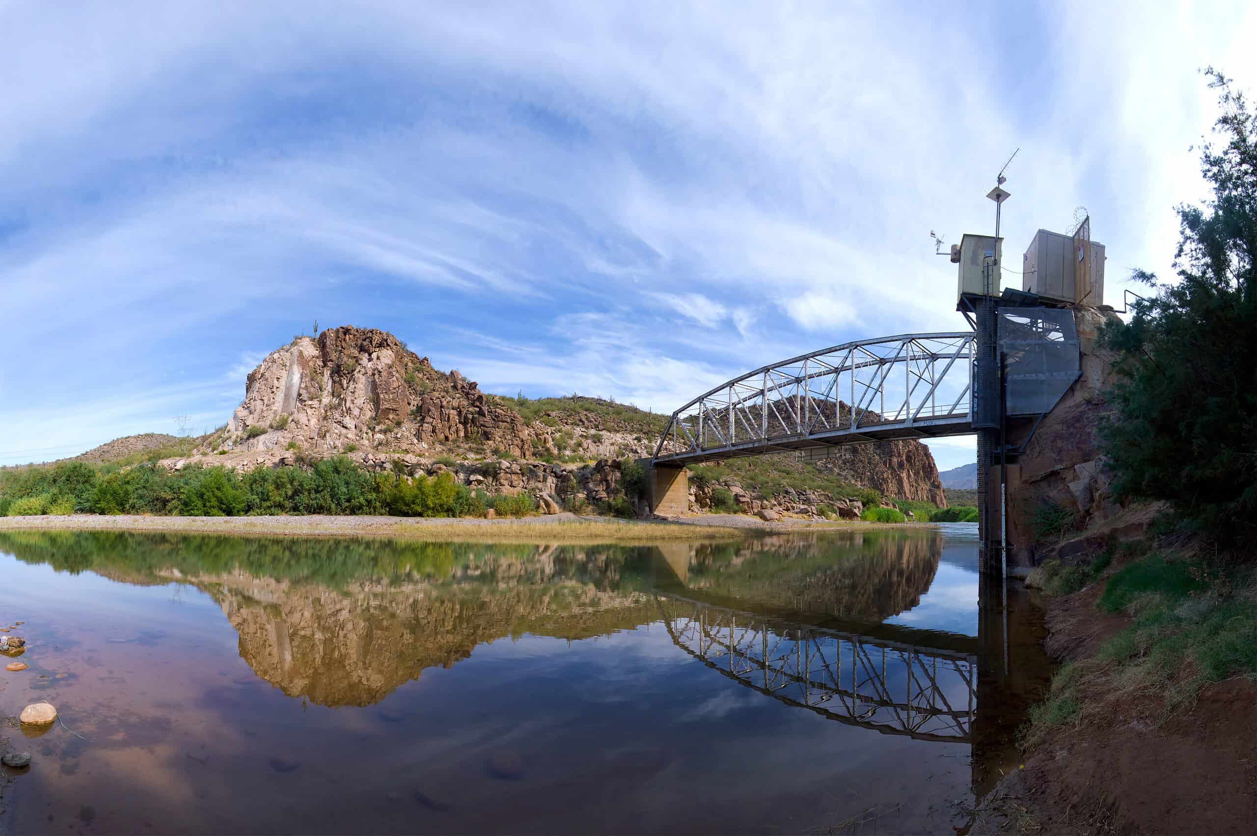 Bridge Over Salt River, Arizona by Alan Stark from Goodyear, AZ, United States