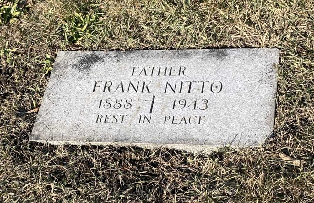Grave of Frank Nitti by Nick Number