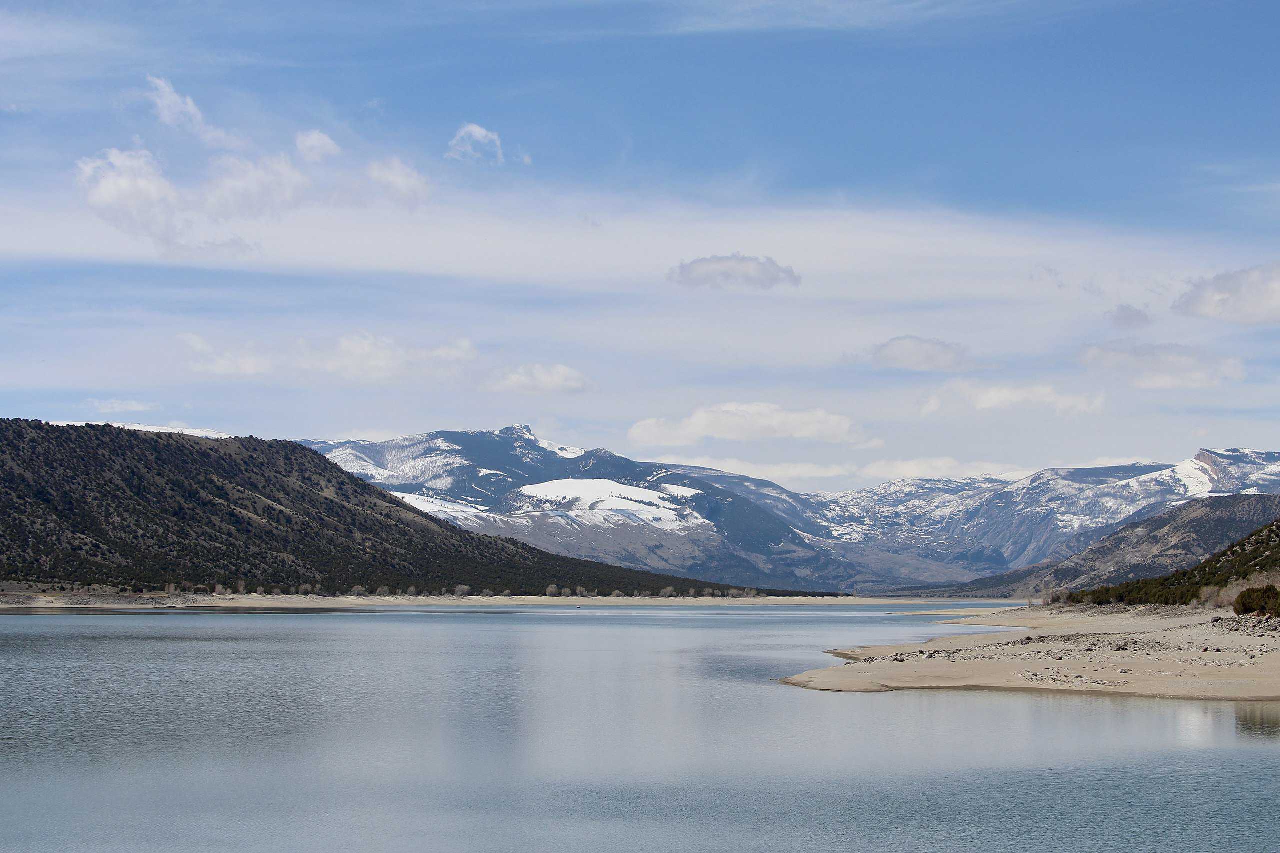 View from Boysen Dam, Wyoming