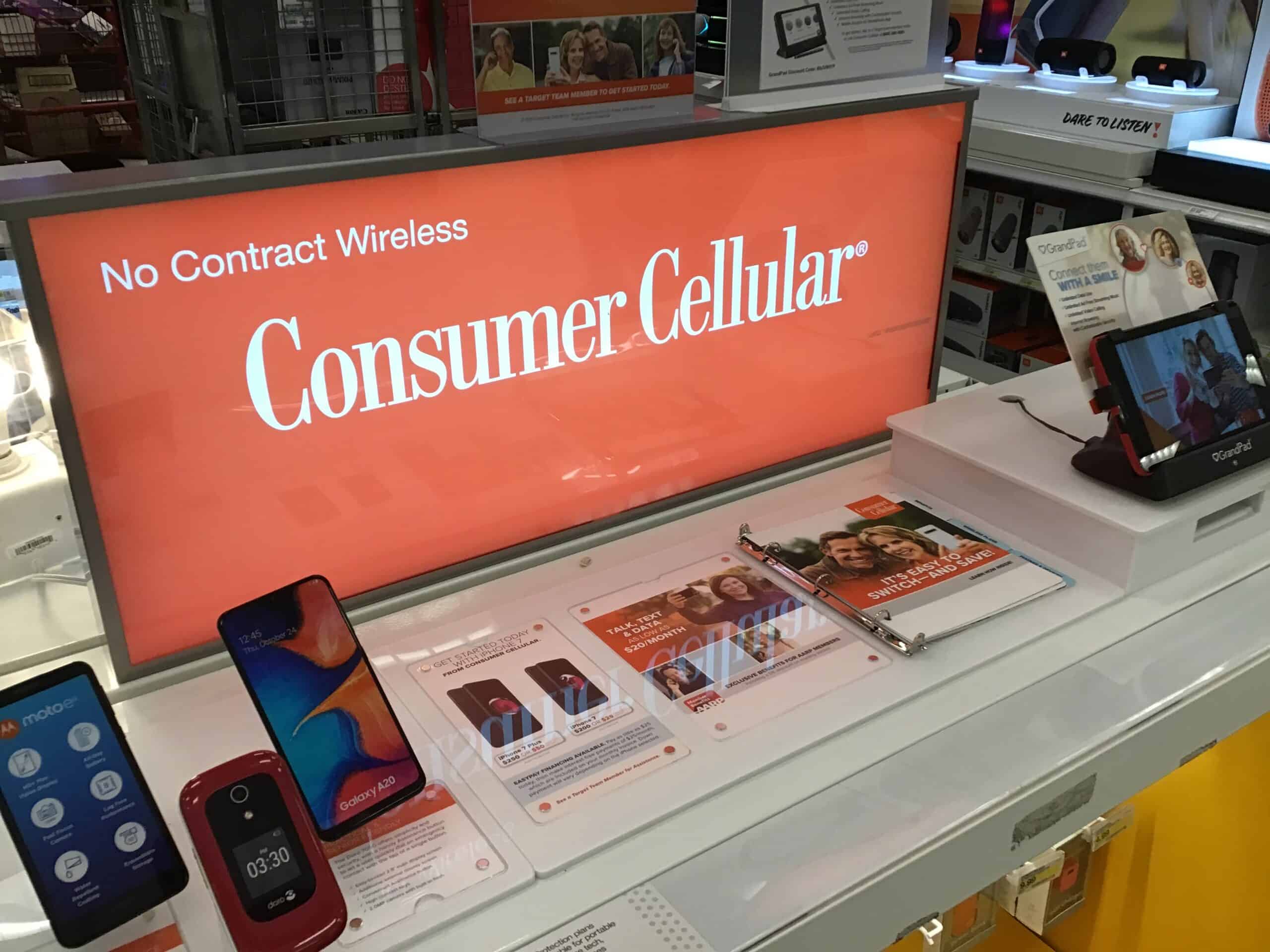 Consumer Cellular Display Target by Mike Mozart