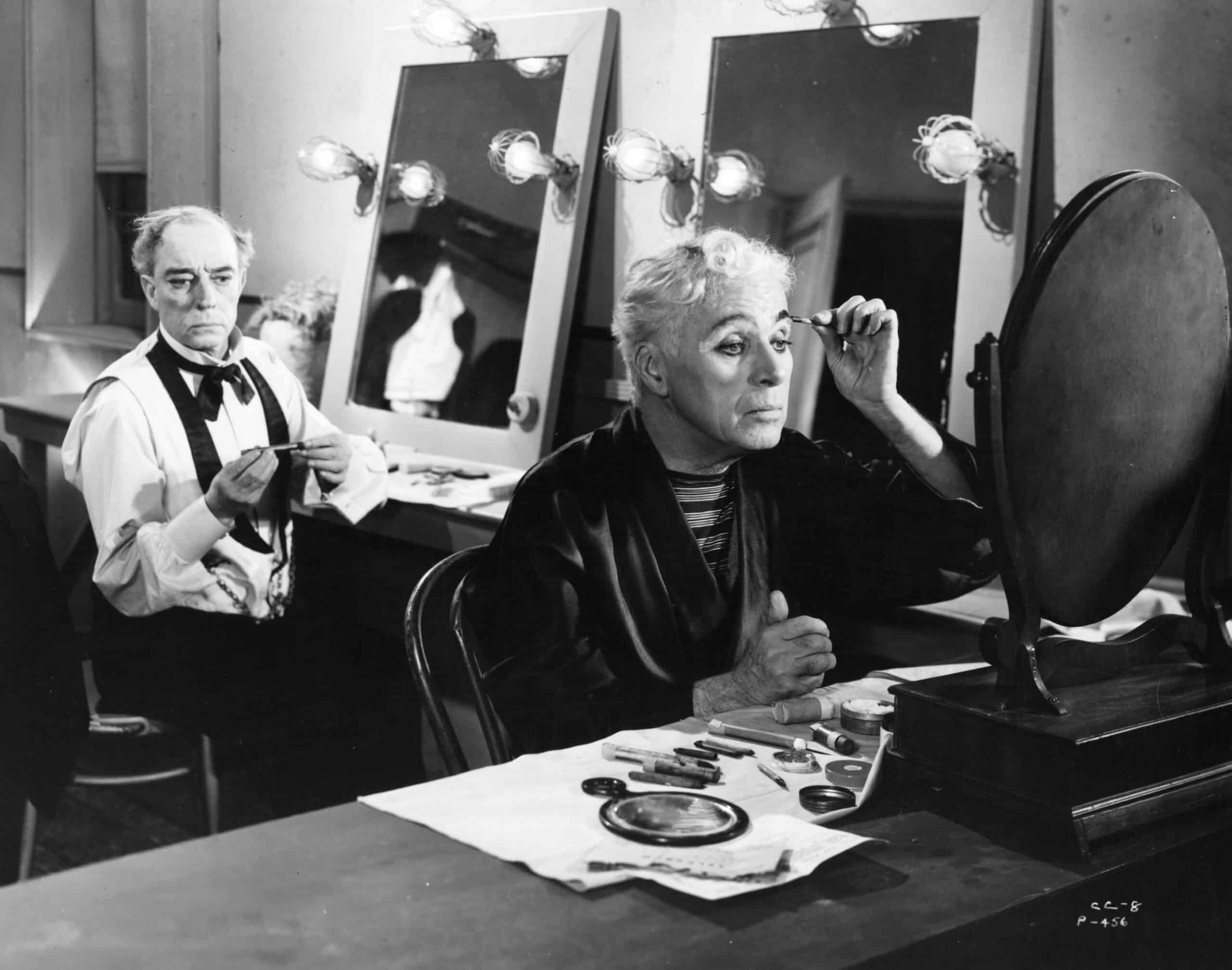 Keaton And Chaplin In Scene From 'Limelight'
