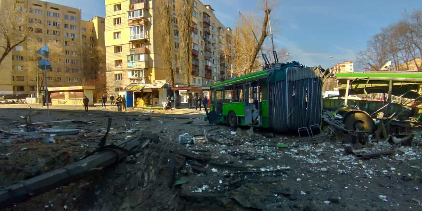 House destroyed by rockets by Kyiv City State Administration