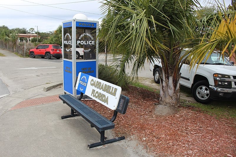 World's Smallest Police Station, Carrabelle by Michael Rivera