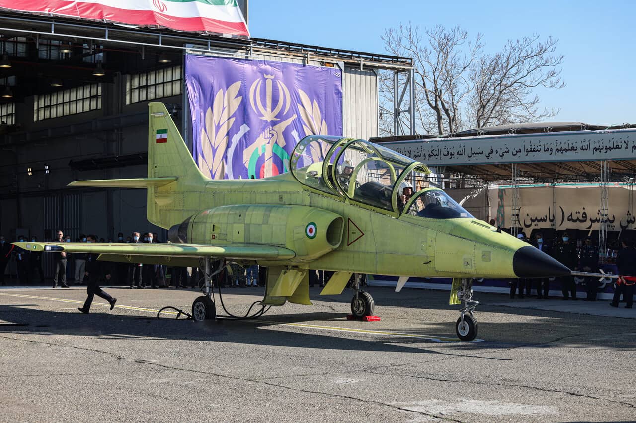 Unveiling ceremony of Yasin advanced jet trainer  by Mohsen Ranginkaman