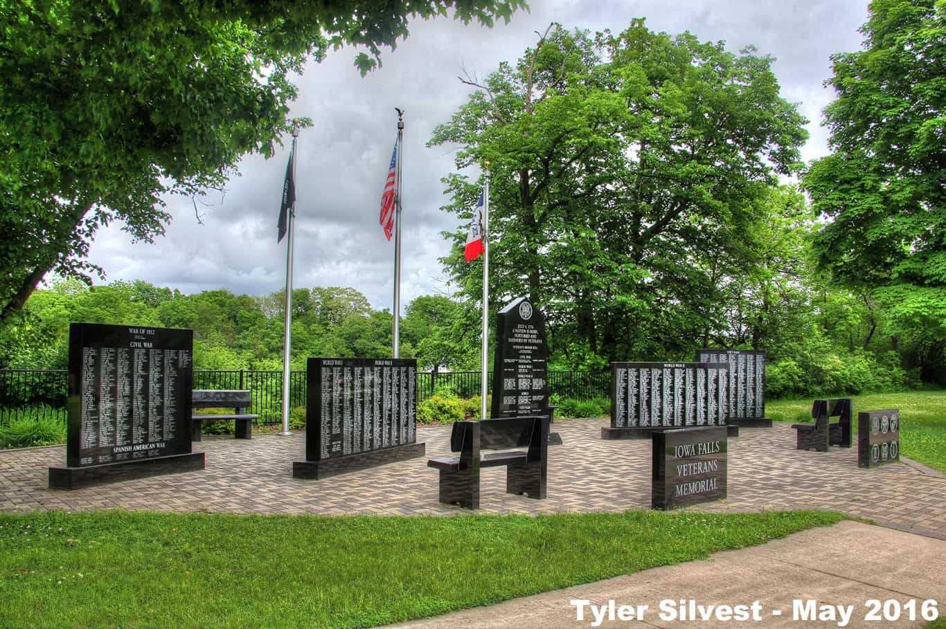 Iowa Falls Veterans Memorial by Tyler Silvest