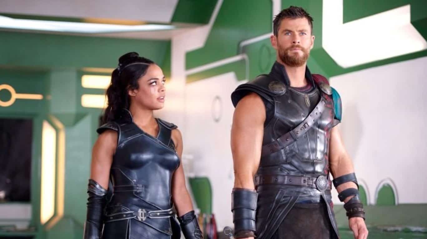 Chris And Luke Hemsworth | Chris Hemsworth and Tessa Thompson in Thor: Ragnarok (2017)
