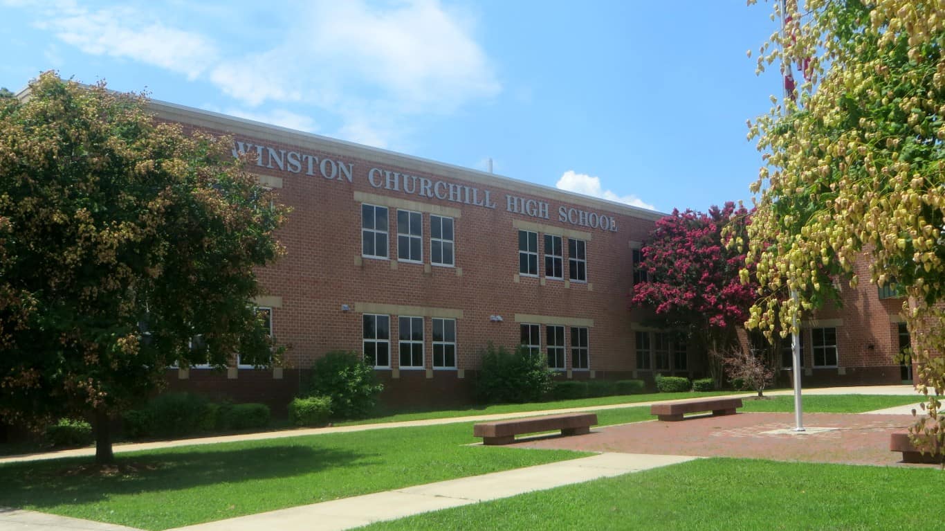 Winston Churchill High School by Eden, Janine and Jim