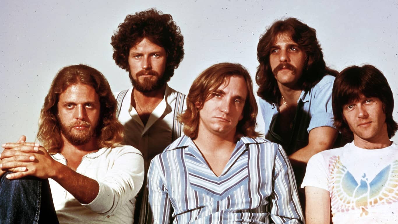 The Eagles | Photo of Glenn FREY and Joe WALSH and Don HENLEY and Don FELDER and EAGLES and Randy MEISNER