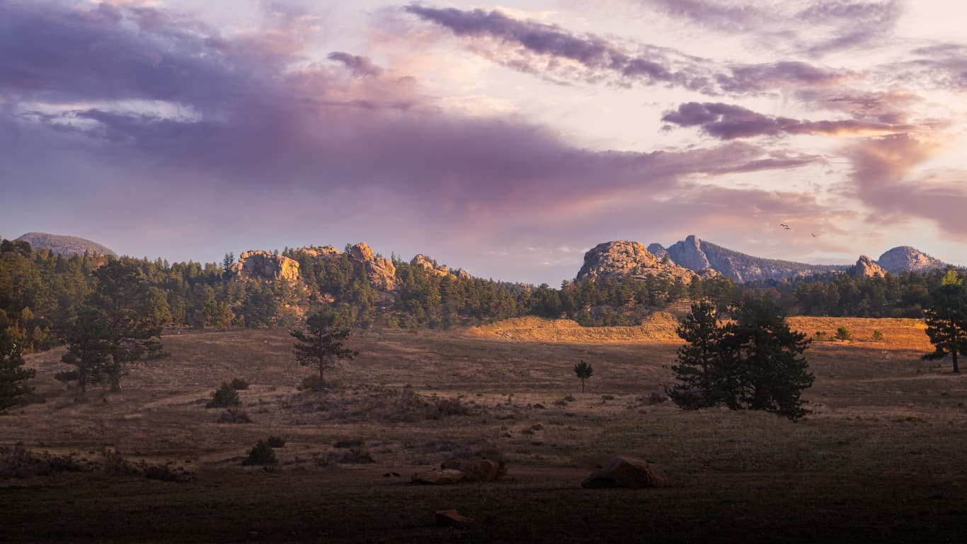 Morning in Estes Park Colorado by G. Lamar Yancy