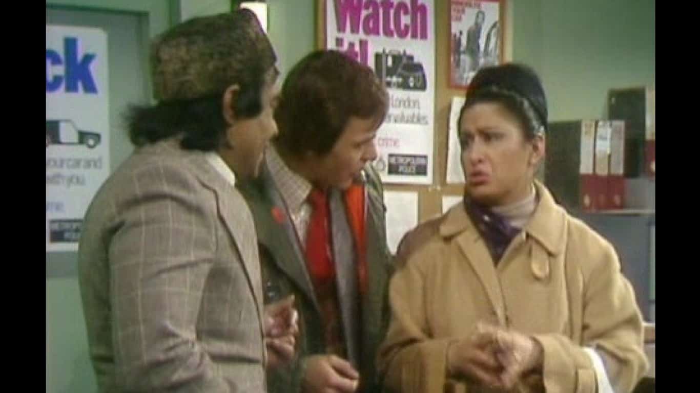 Mind Your Language (1977-1986) | Barry Evans, Jamila Massey, and Dino Shafeek in Mind Your Language (1977)