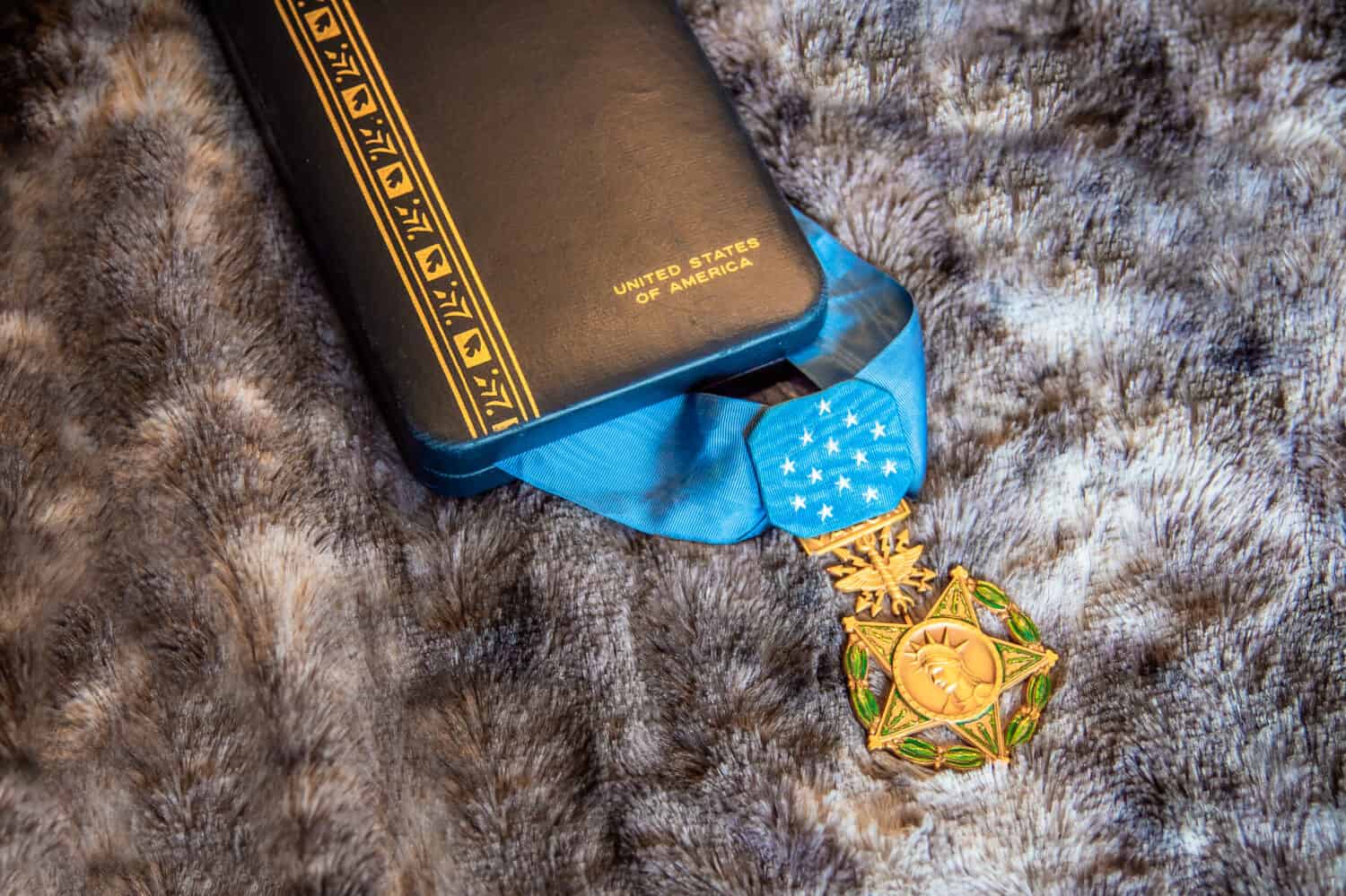 United States Air Force medal of honor with case.