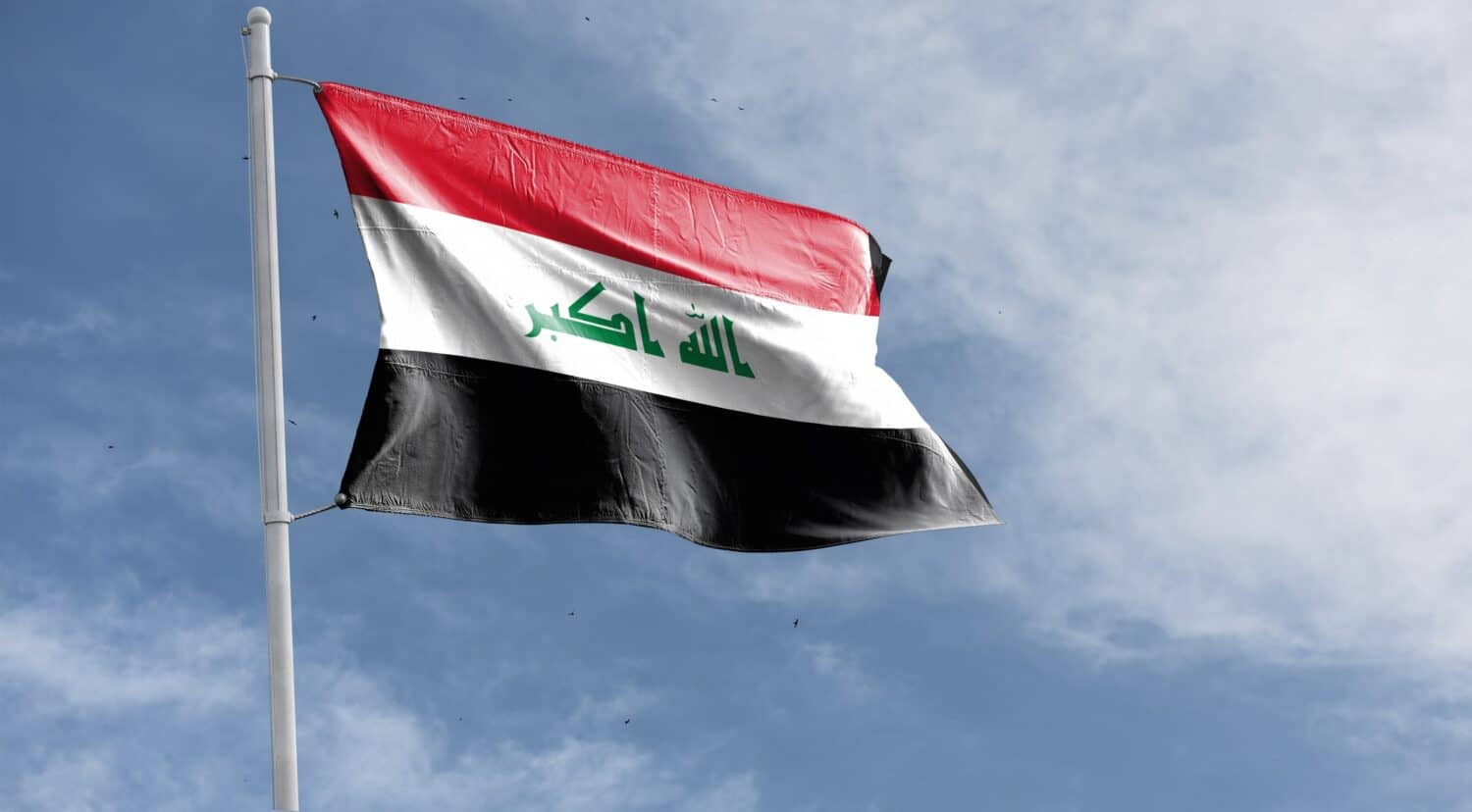 The flag of Iraq 