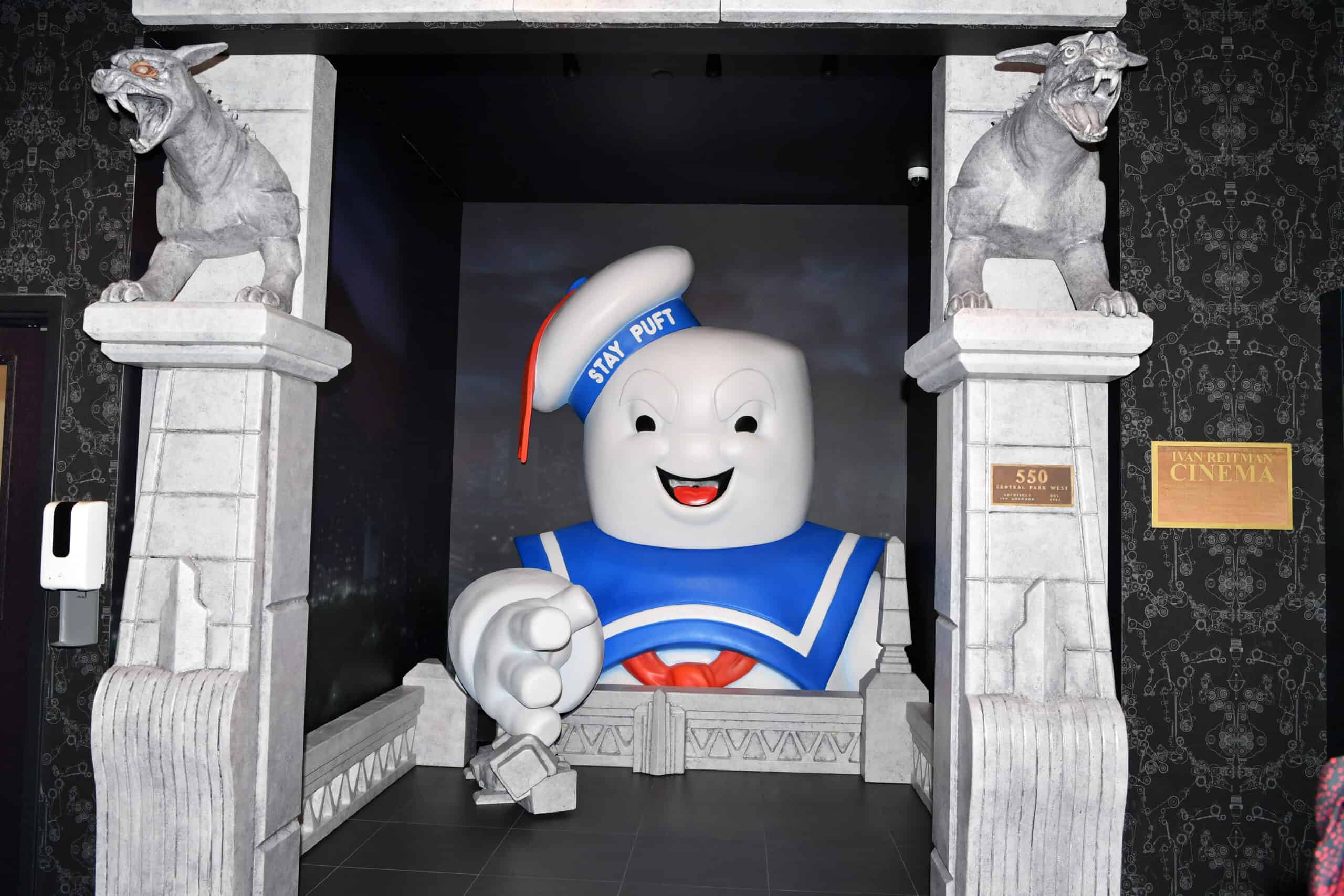 Alamo Drafthouse Dedicates New Manhattan Theater To Legendary Ghostbusters Filmmaker Ivan Reitman And Unveils "Life-Sized" Stay-Puft Marshmallow Man Installation In Lobby