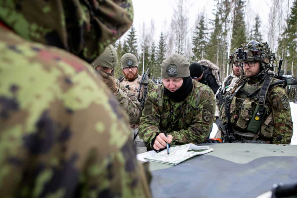Training Of Nato Ally Estonian Defence Forces