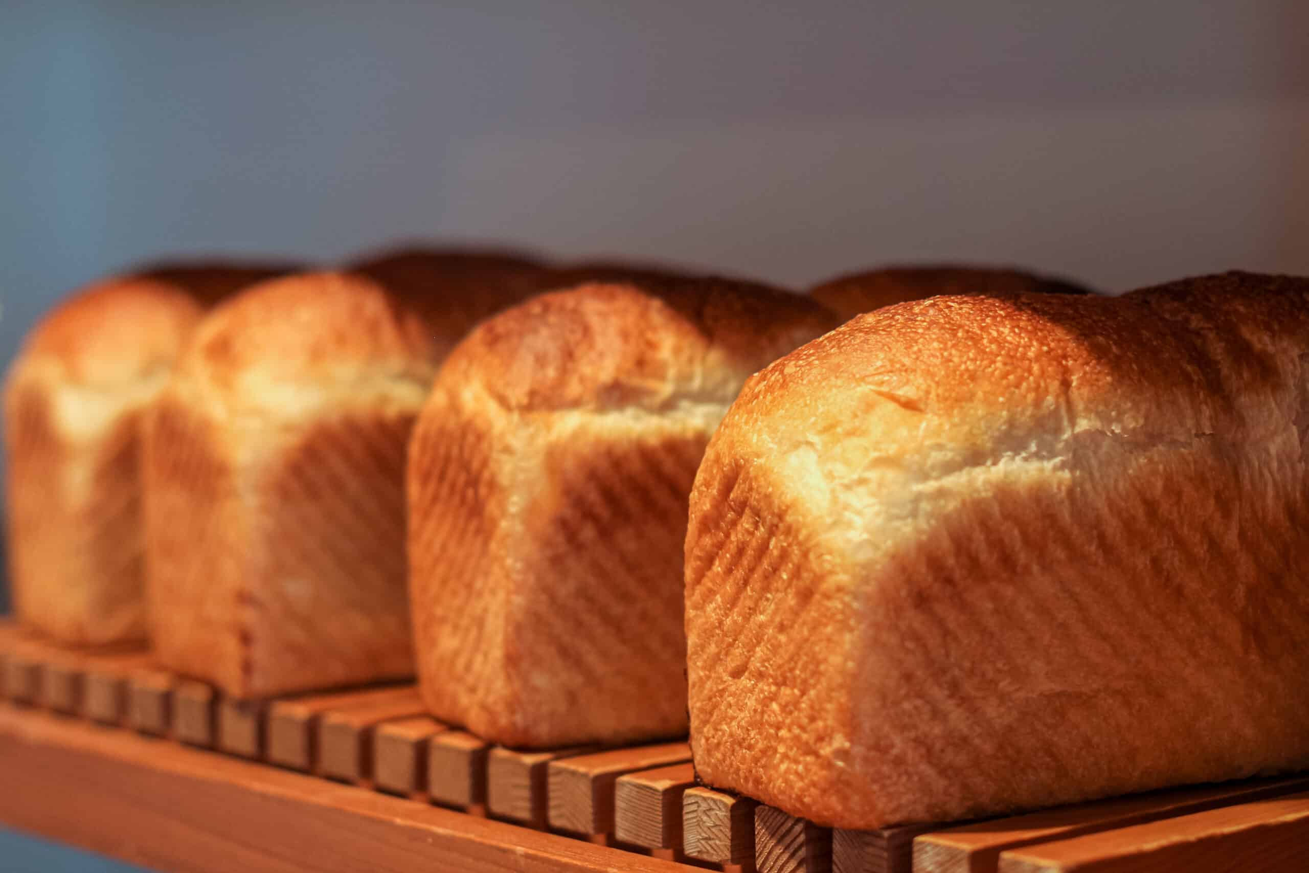 Freshly baked bread.