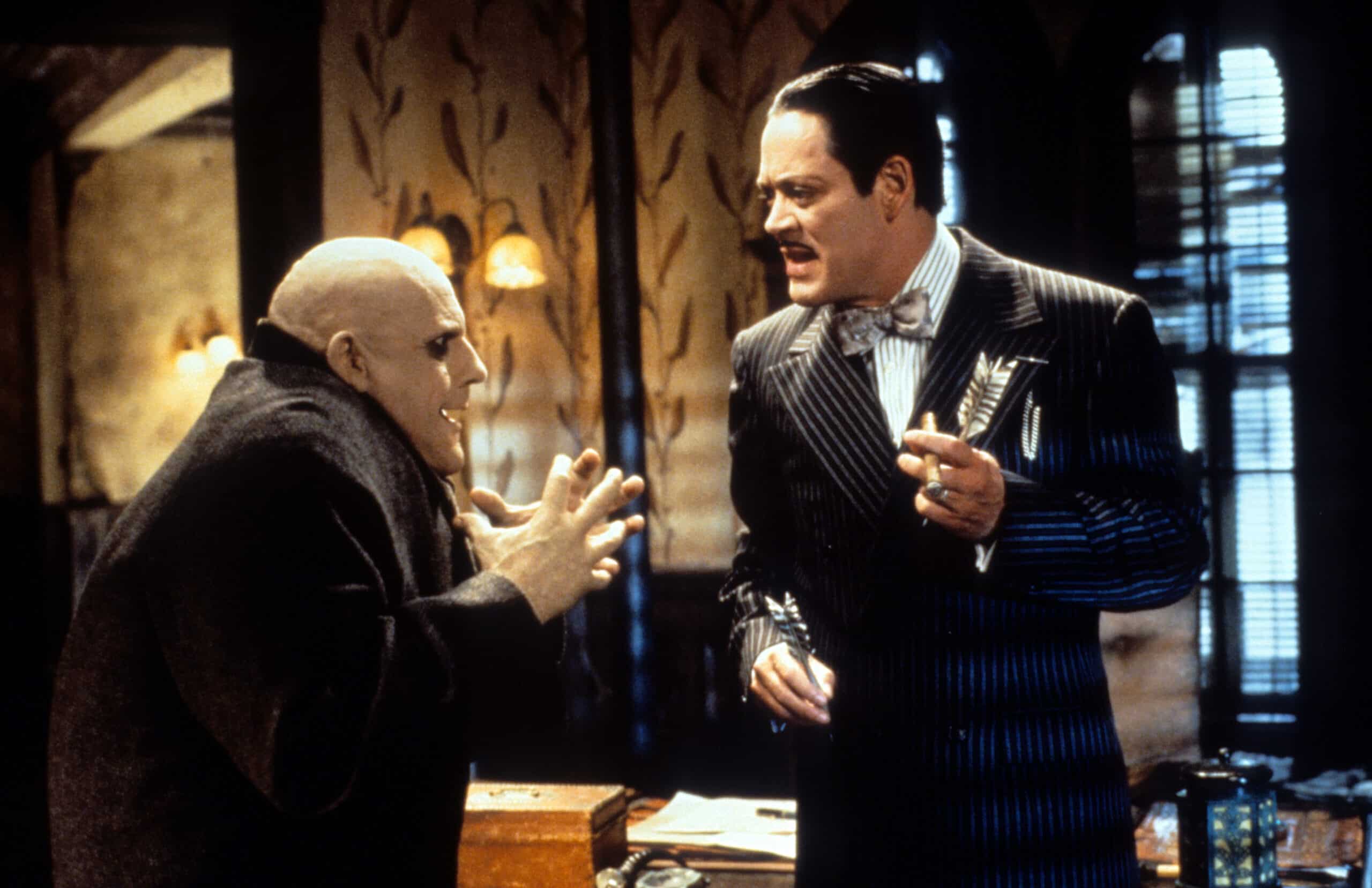 Christopher Lloyd And Raul Julia In 'Addams Family Values'