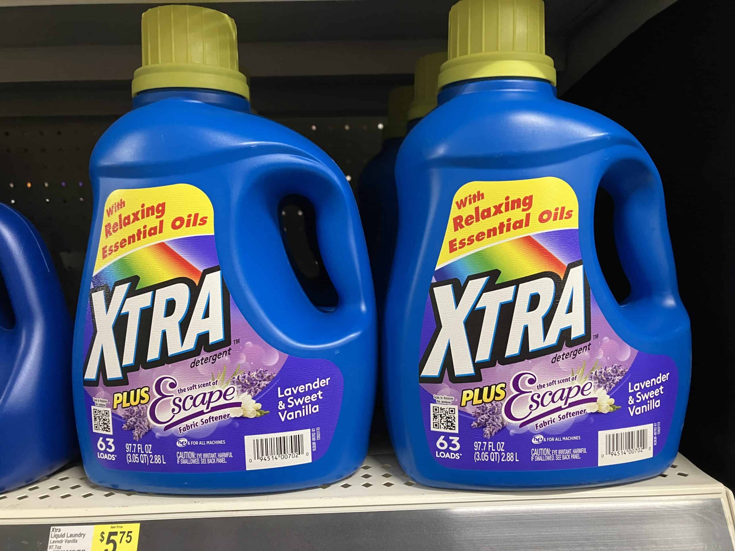 Xtra laundry detergent