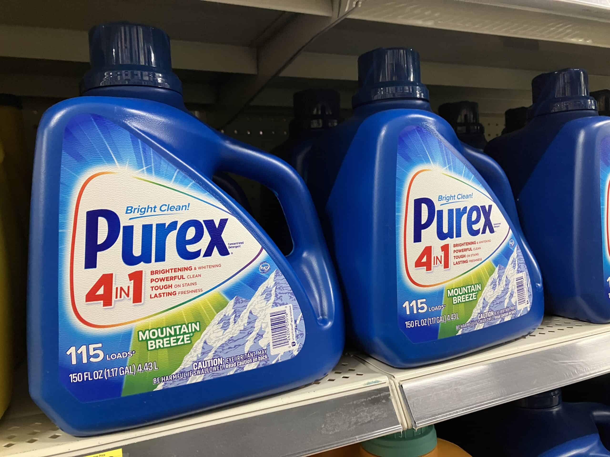 Purex "Mountain Breeze' laundry detergent